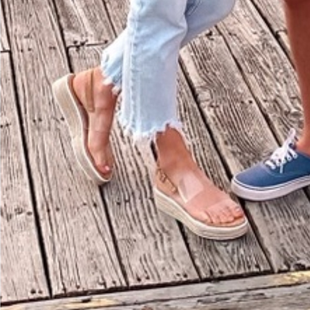 Clear summer wedges - Picture 5 of 5